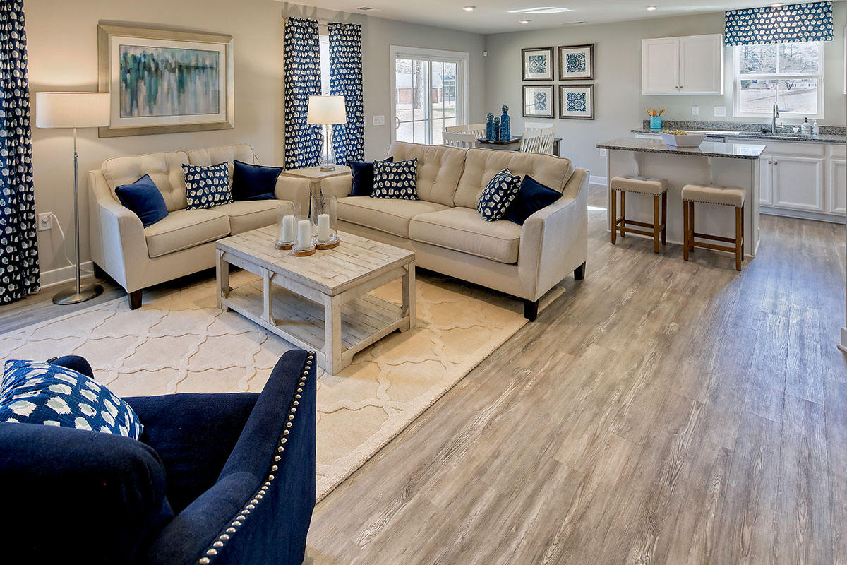 Interior of the Grand Bahama model home at Main Street Landing Monday February 8, 2021.